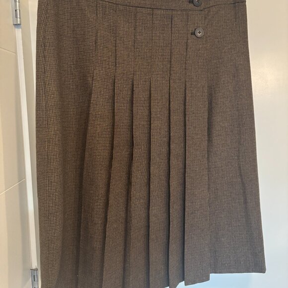 kilt-style warm wool skirt - Picture 2 of 6